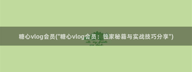糖心vlog小糖:糖心vlog会员(\